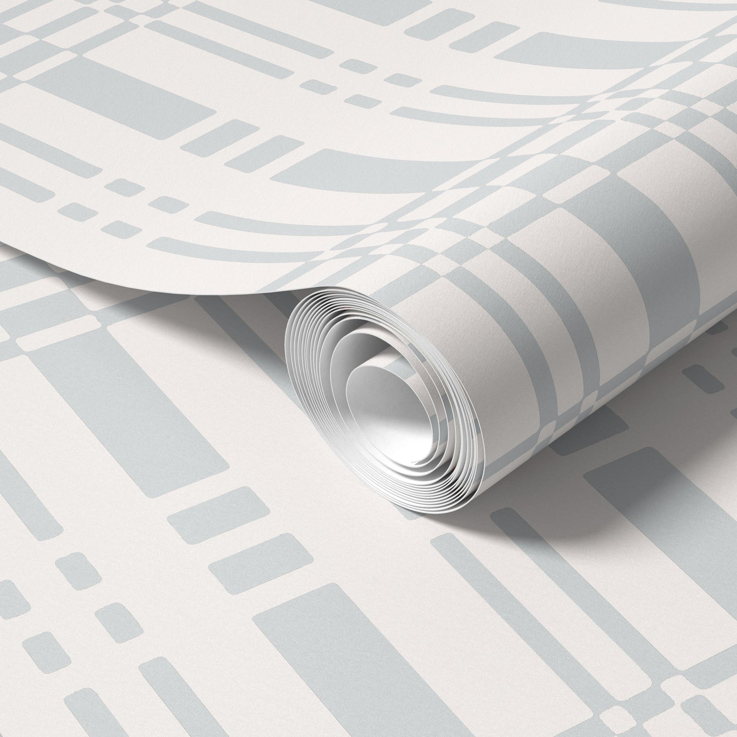 Linen Weave Lake Wallpaper