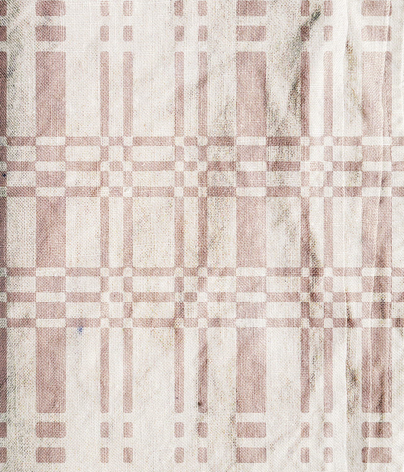 100% Linen Tea Towel - Woven Mauve