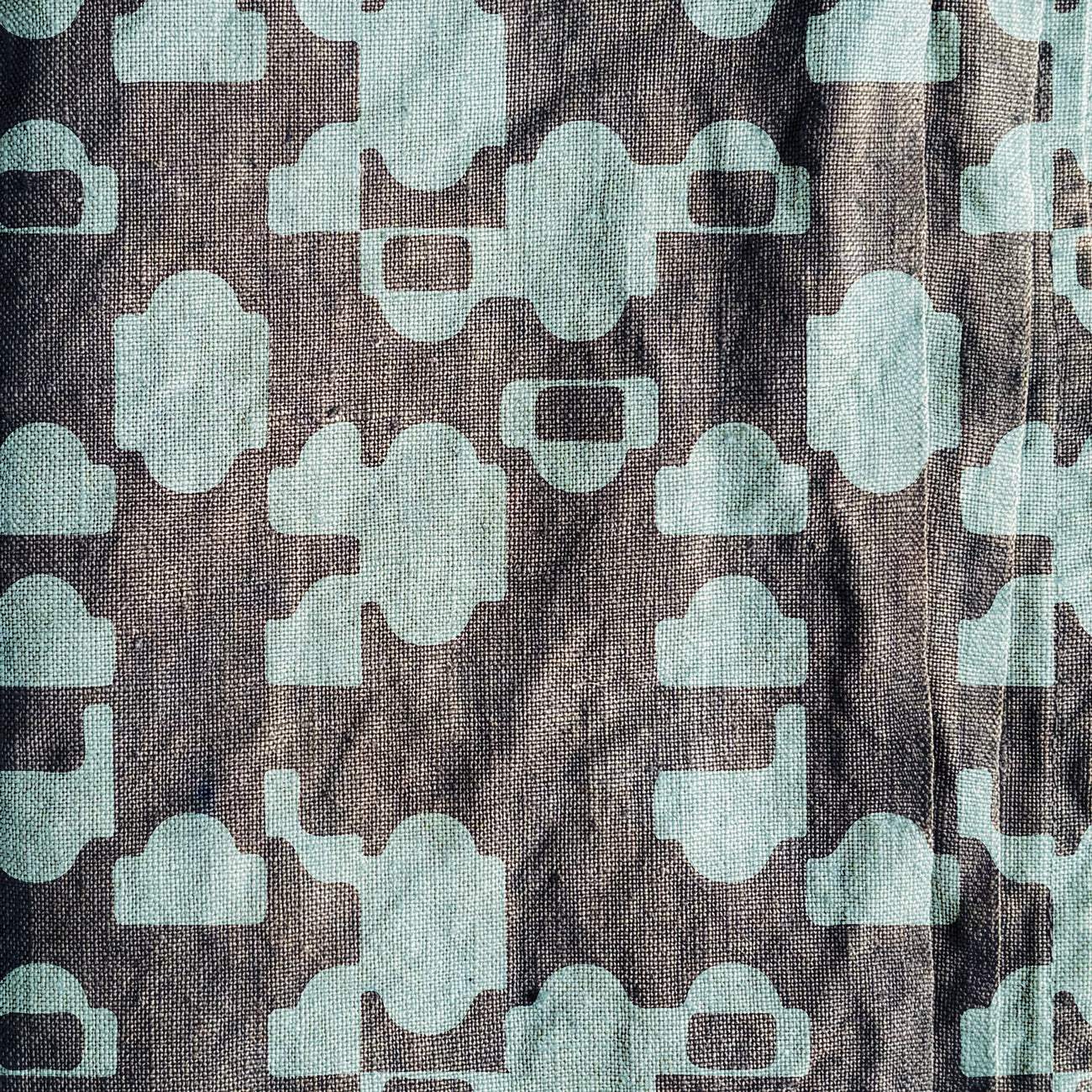 100% Linen Tea Towel - Ocean