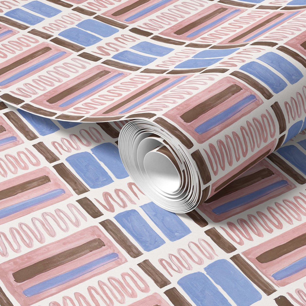 Periwinkle Block Wallpaper