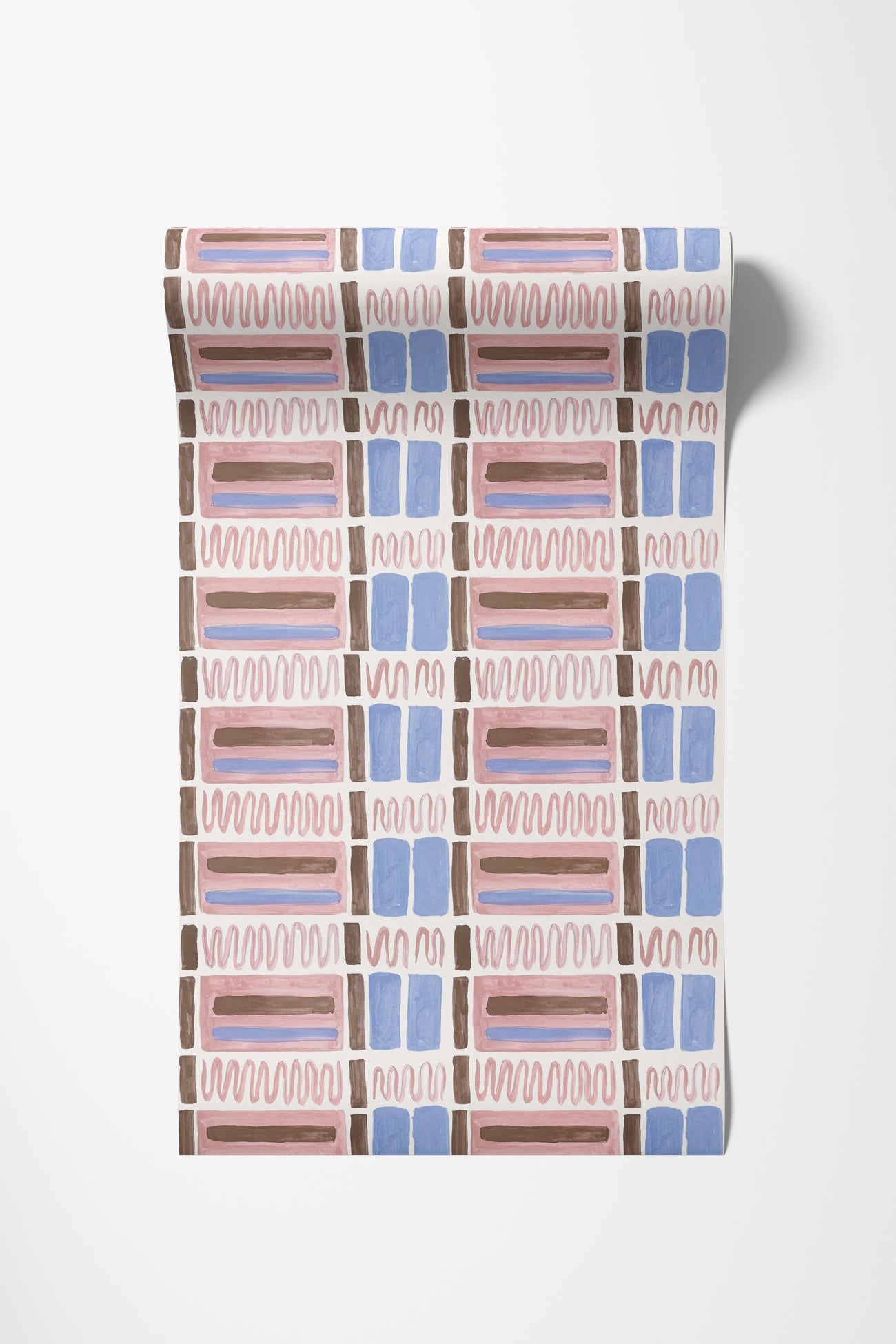 Periwinkle Block Wallpaper