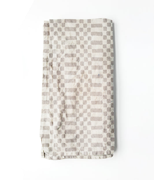 100% Linen Tea Towel - Clay Twill