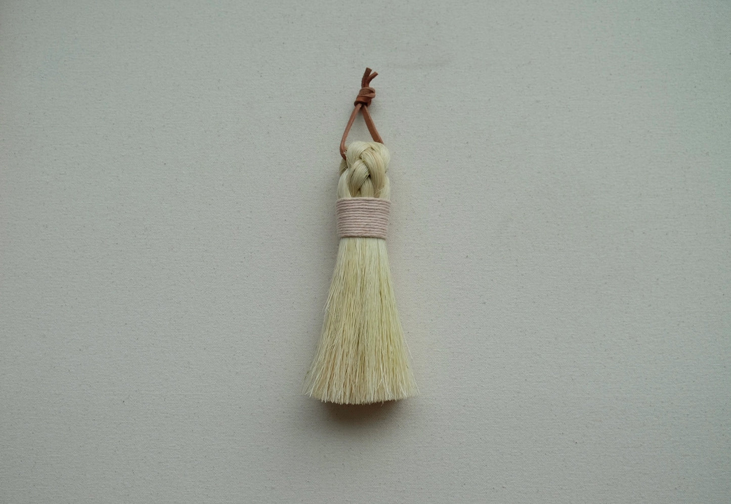 Round Whisk Table Broom | Handmade | Tampico | Minimal
