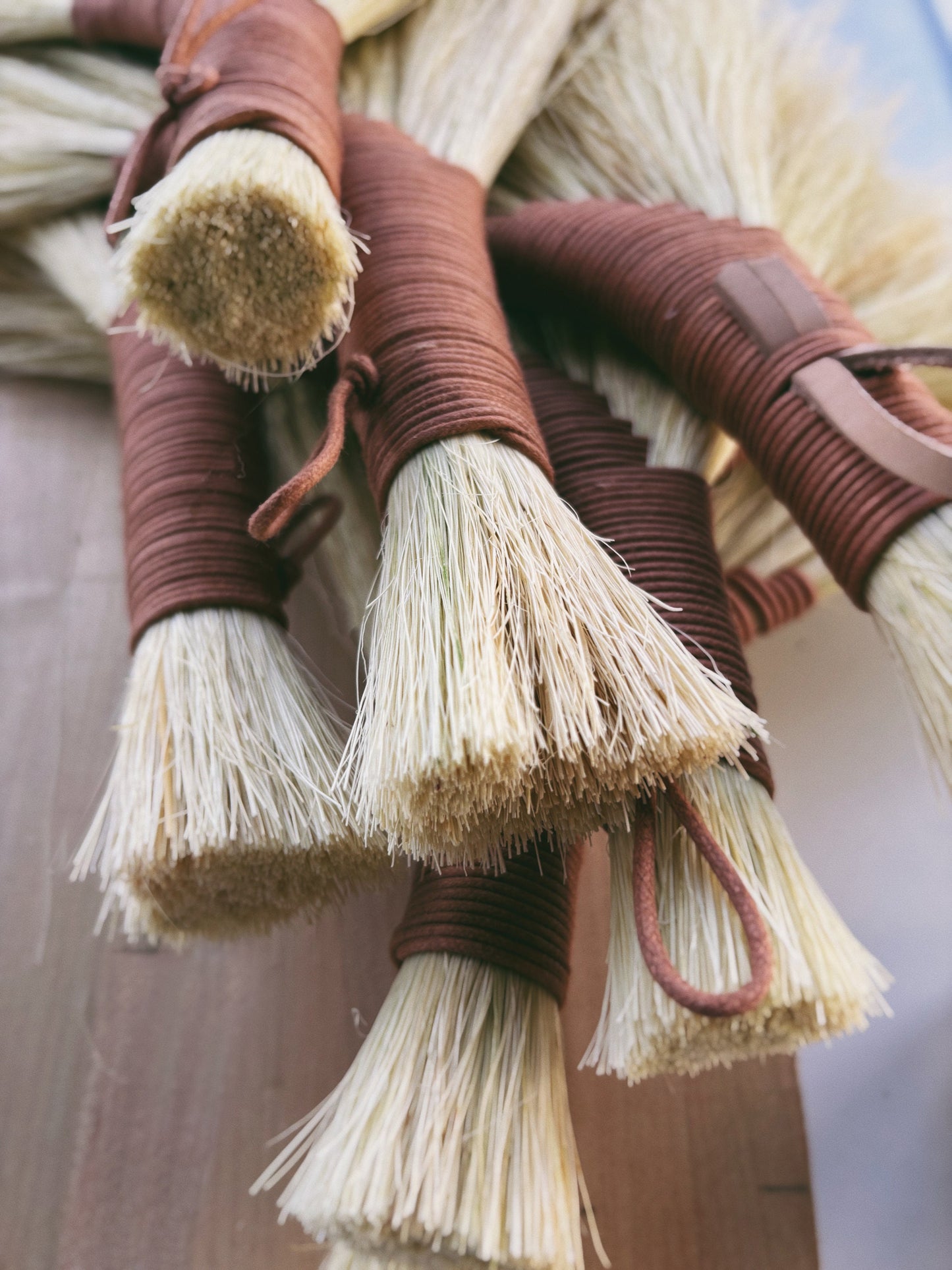 Small Turkey Wing Broom | Tampico | Handmade | Traditional Whisk | Brush | Broom | Classic | Hand Broom | Hand Woven
