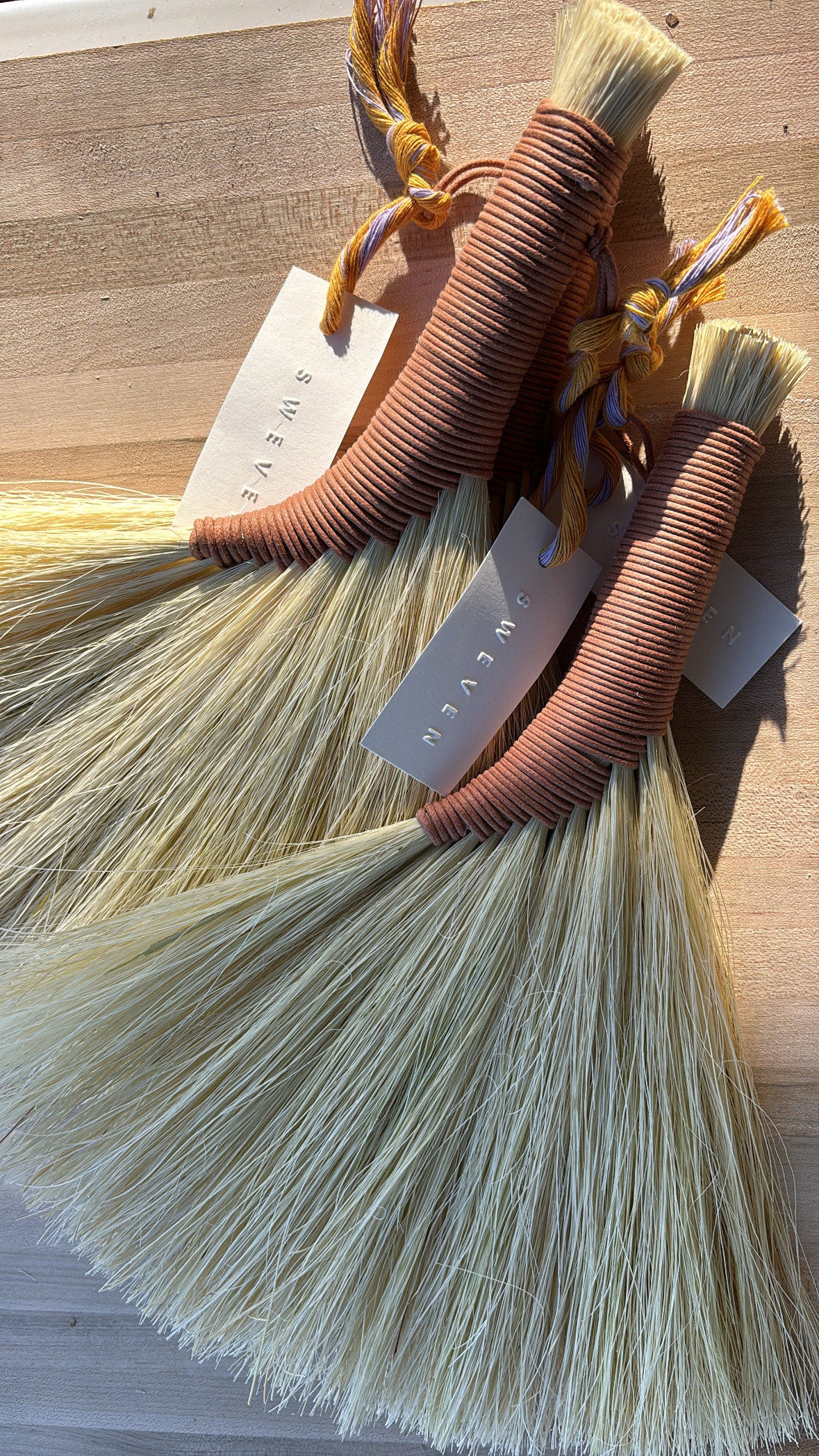 Small Turkey Wing Broom | Tampico | Handmade | Traditional Whisk | Brush | Broom | Classic | Hand Broom | Hand Woven