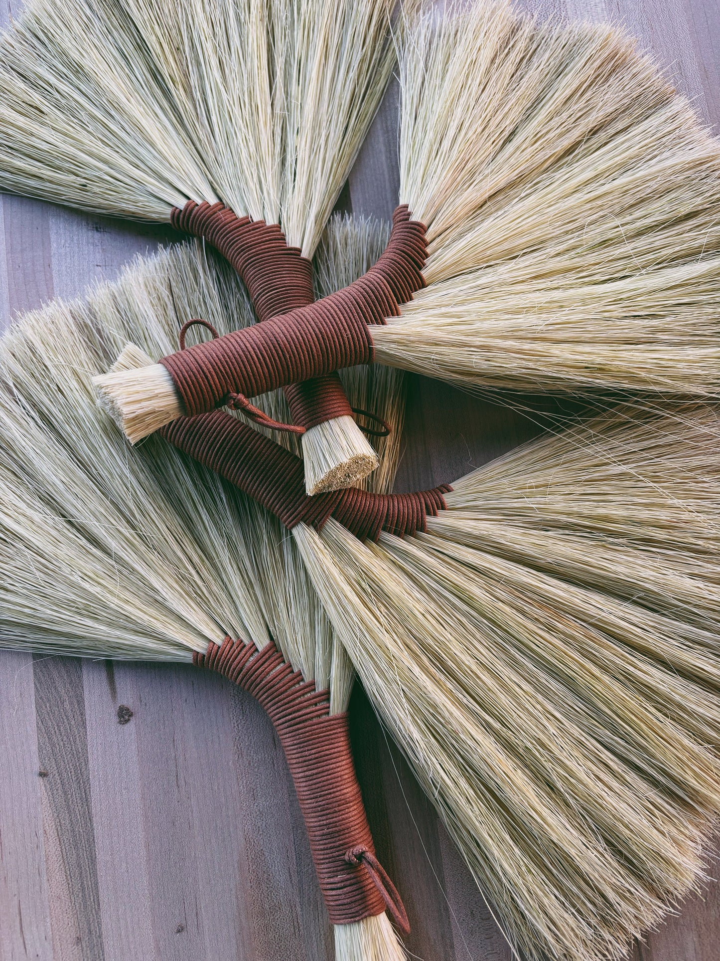 Small Turkey Wing Broom | Tampico | Handmade | Traditional Whisk | Brush | Broom | Classic | Hand Broom | Hand Woven