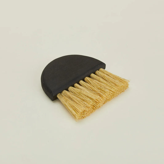 Shou Sugi Ban Arc Brush | Bench Brush | Tampico | Minimal | Sweeper