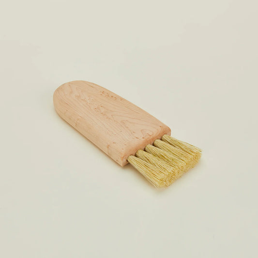 Birdseye Maple Short Brush | Bench Brush | Tampico | Sweeper